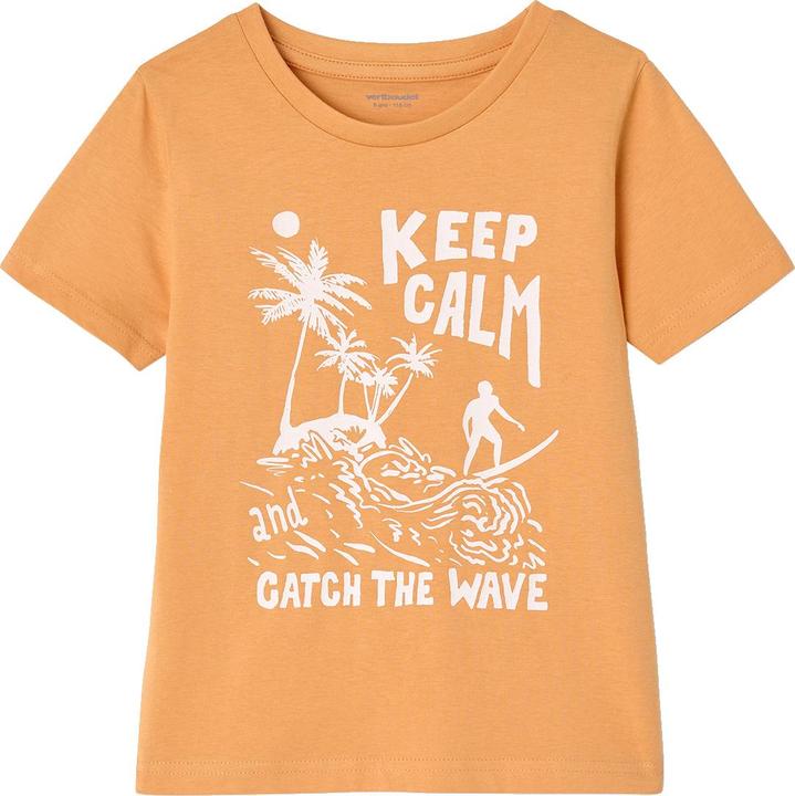 Vertbaudet Jungen T-Shirt BASIC mit Print vorn