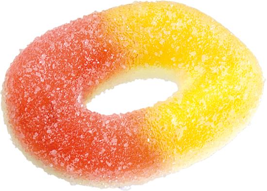 Actual product image Trolli Peach rings (1 pcs., 200 g)