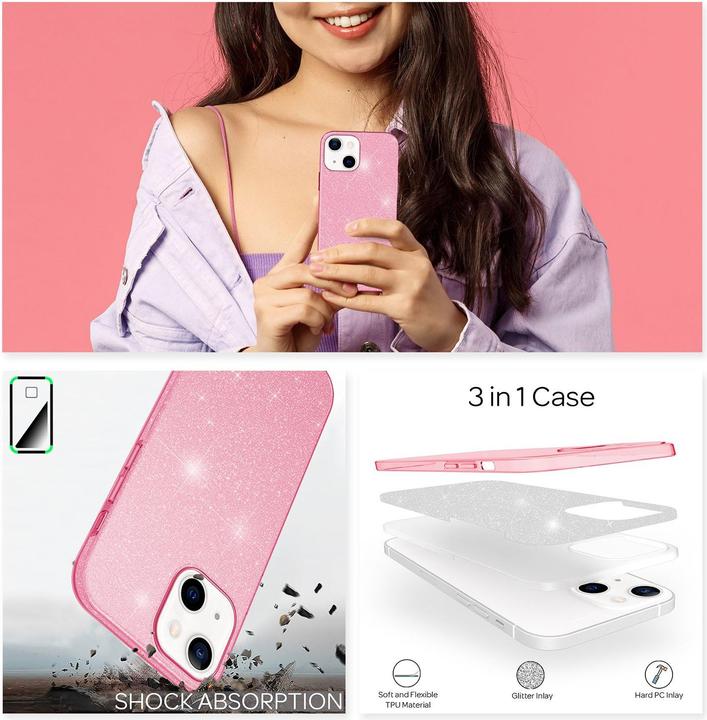Image du produit Nalia Coque Brillante (Apple iPhone 13 mini)