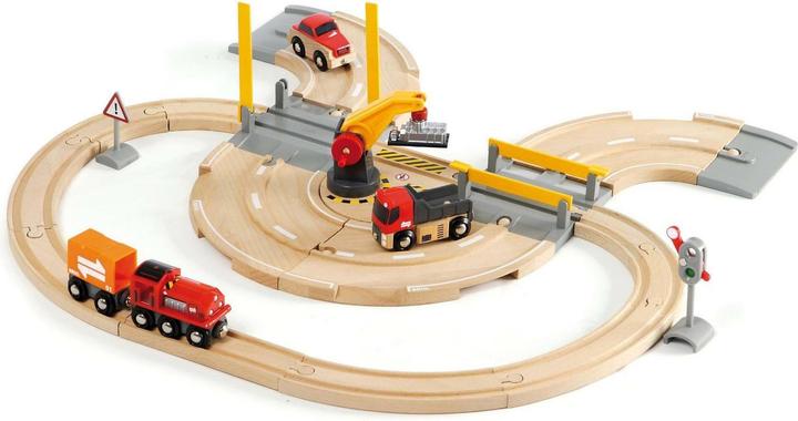 Produktbild Brio Strassen und Schienen Kran Set