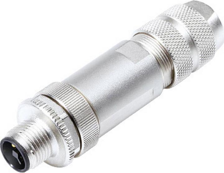 Actual product image Schubiger Binder 99 1631 814 04 Miniature circular connector Plug, straight Total number of poles: