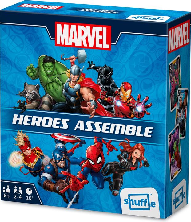 Actual product image Cartamundi Shuffle - Marvel Heroes Assemble - Jeu de Cartes