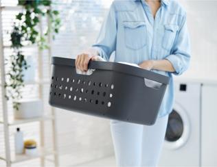 Productafbeelding Rotho Wasmand "Jona" 39 l antraciet (39 l)