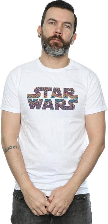 Image du produit Star Wars - T-shirt COLOUR AZTEC LOGO - Homme (S)