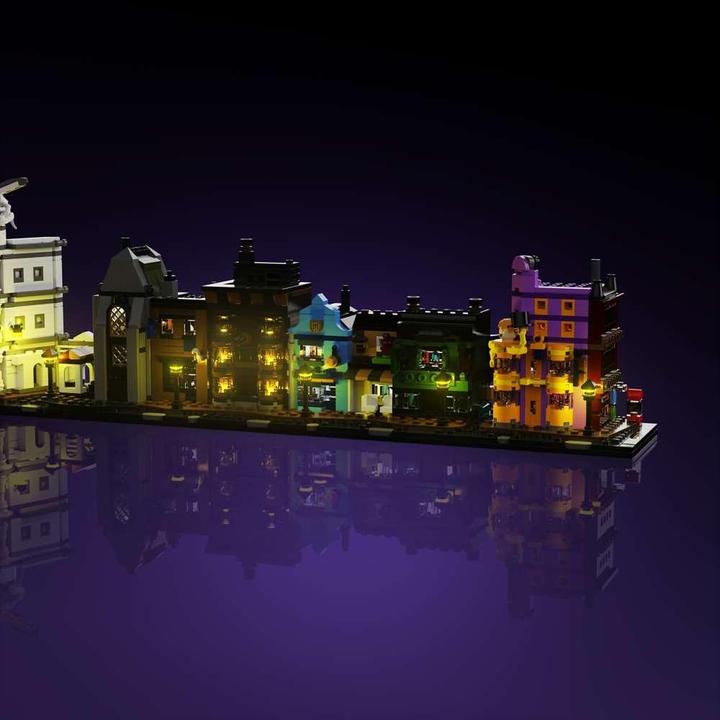 Produktbild Light my bricks LMB 2.0 LED Licht Set für LEGO® 76444 Harry Potter - Die Zauberläden der Winkelgasse