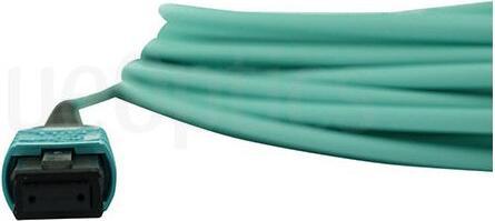 Produktbild BlueOptics MC6709309-007 kompatibles MPO-4xLC OM3 Patchkabel 7.5 Meter