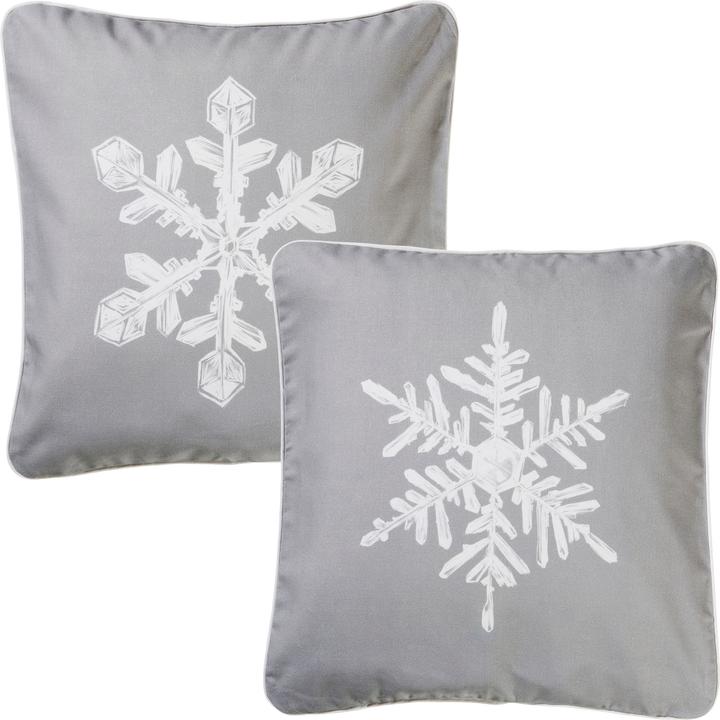Immagine prodotto Erwin Müller Copri cuscino "Fiocco di neve" Set di 2 (40x40 cm)