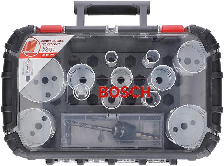 Actual product image Bosch Professional Zubehör Hole saw set Universal. Endurance for Heavy Duty.Carbide. 13 pieces (76 mm)