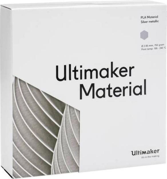 Actual product image Ultimaker Filament (PLA, 2.85 mm, 750 g, Silver)