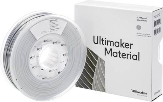 Actual product image Ultimaker Filament (PLA, 2.85 mm, 750 g, Silver)