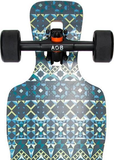 Produktbild AOB Longboard Zoll Asym Flower (38.50")