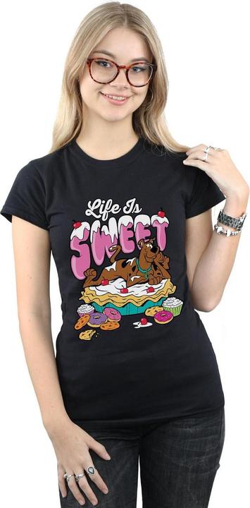 Actual product image Scooby Doo Womens/Ladies Life Is Sweet Cotton T-Shirt (XXL)