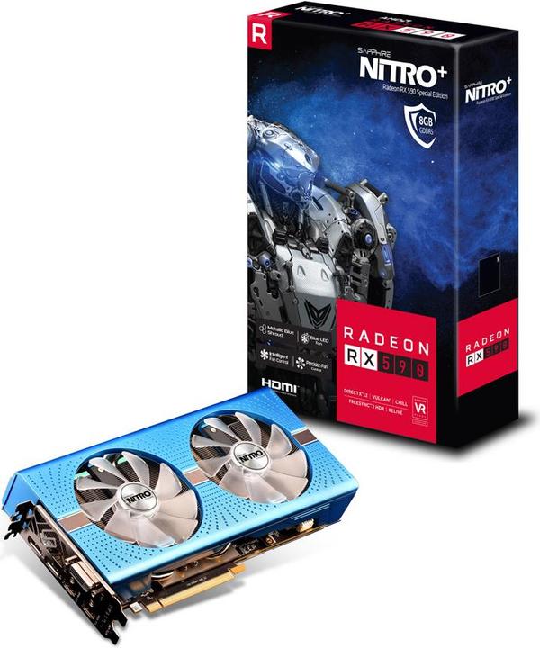 Actual product image Sapphire Nitro+ Radeon RX 590 Special Edition (8 GB)
