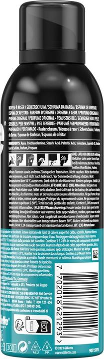 Produktbild Gillette Sensitive Basis Rasierschaum (200 ml, Rasierschaum)
