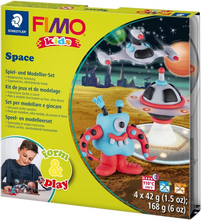 Actual product image Fimo kids small space monster