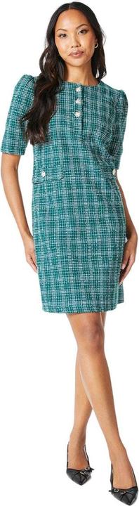 Actual product image Principles Womens/Ladies Bouclé Button Detail Shift Dress (40 D)