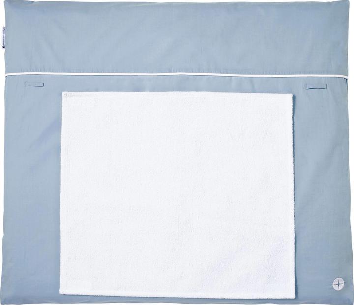 Actual product image nordic coast company Changing mat blue gray (70 x 80 cm)
