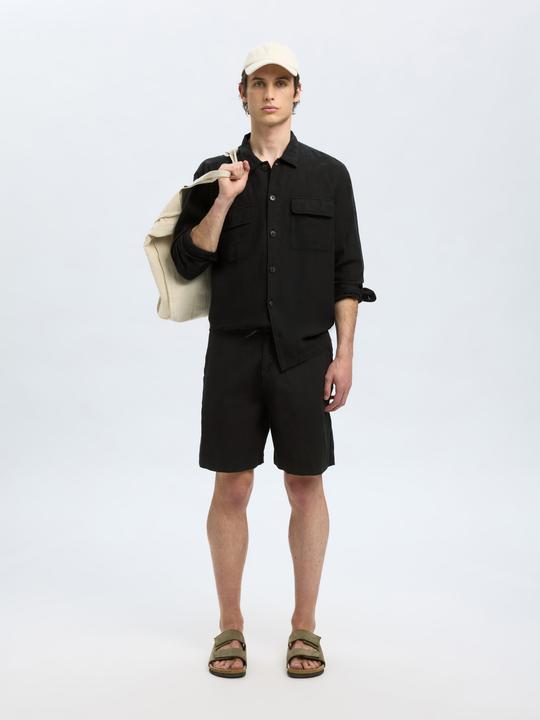 Image du produit Selected Homme Loose Fit Shorts aus Leinengemisch (S)