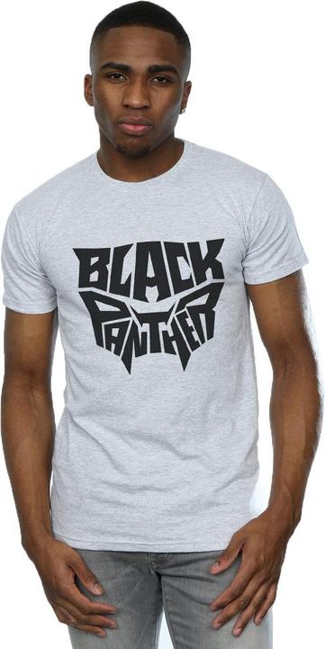 Immagine prodotto Maglietta Black Panther Uomo con emblema con parola (XXL)