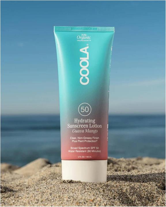 Actual product image Coola Suncare Classic Body Sunscreen Guava Mango SPF 50 (Sun lotion, SPF 50, 148 ml)