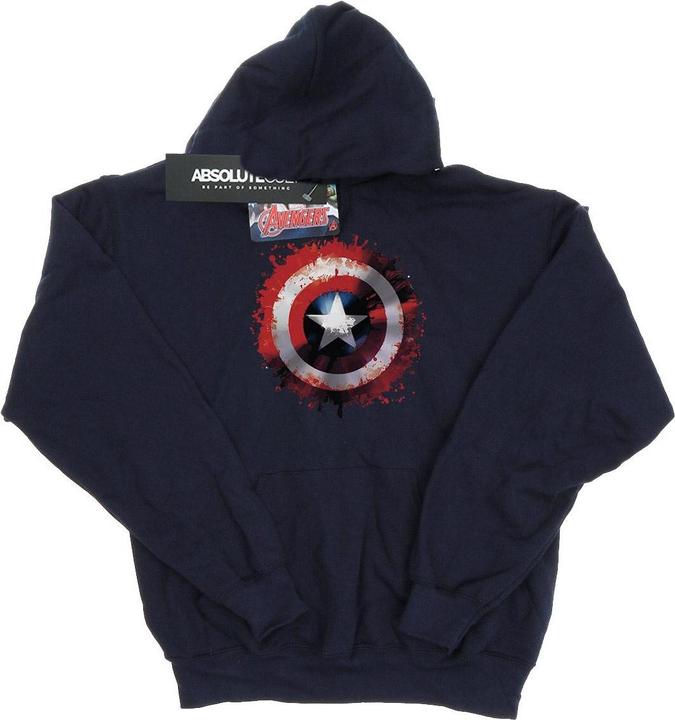 Avengers Captain America Kunst Schild Hoodie