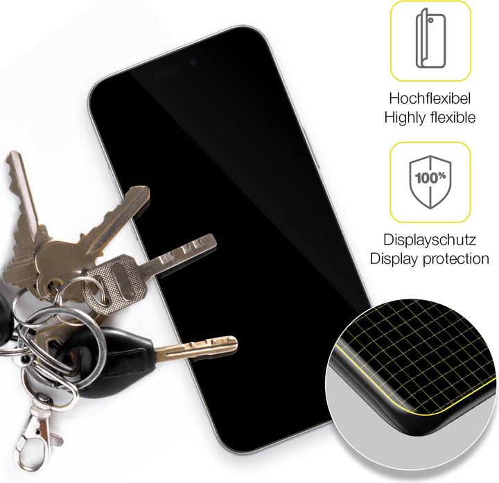 Immagine prodotto Dipos 3D Full-Cover Pellicola Protettiva (1 Pezzo/i, Apple iPhone 16 Plus)