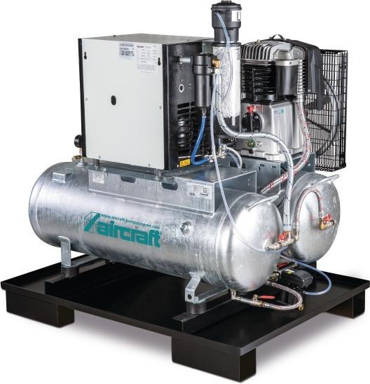 Produktbild Stürmer - AIRPROFI DUO 853/2x100/10 KK - Stationärer Kolbenkompressor mit 2x 100 Liter-Druckluftbehä (10 Bar, 200 l)