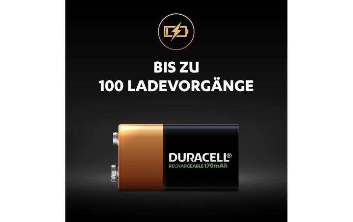 Produktbild Duracell Recharge Ultra (1 Stk., 9V Block, 170 mAh)