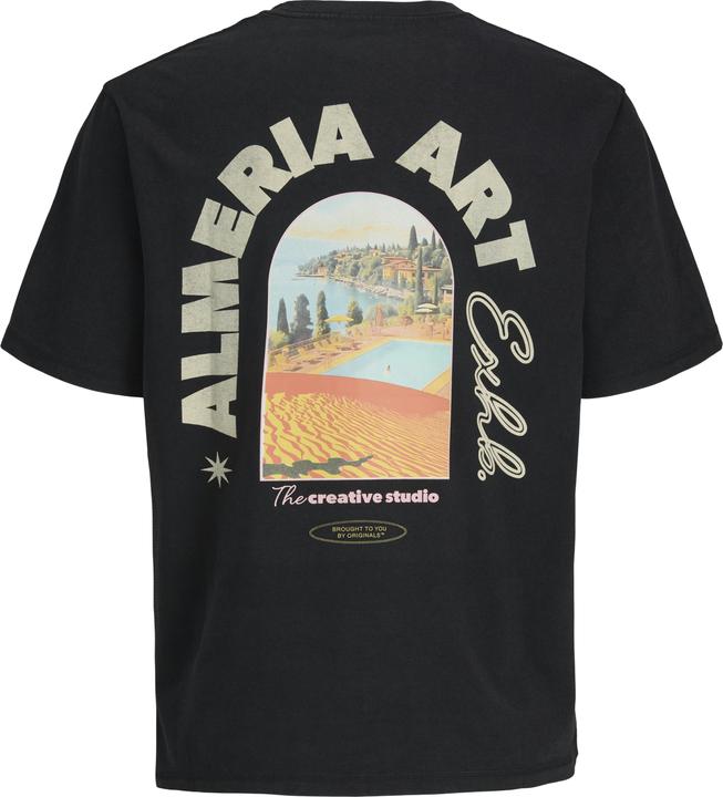 Produktbild Jack & Jones Rückenprint Rundhalsausschnitt T-shirt T-shirt (S)