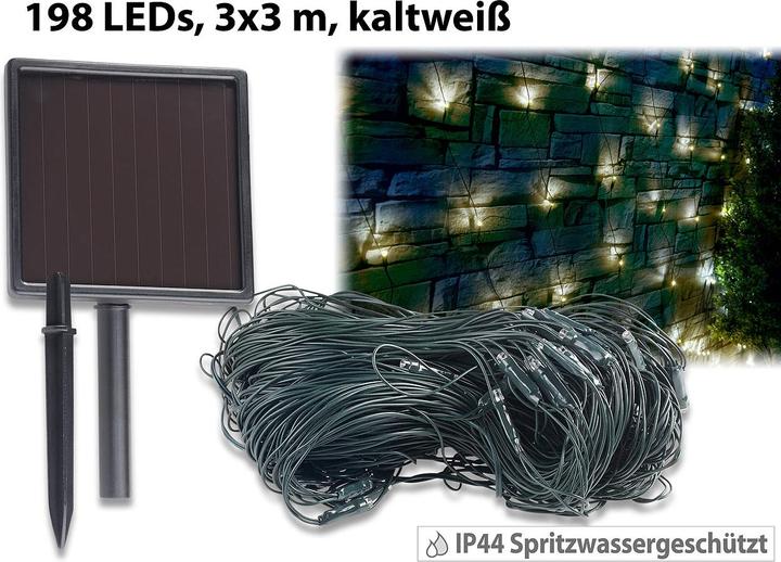 Immagine prodotto Lunartec Rete luminosa solare a LED (3 m)