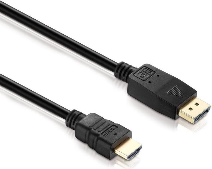 Actual product image HDgear DisplayPort — HDMI (Typ A) (1 m, DisplayPort, HDMI)