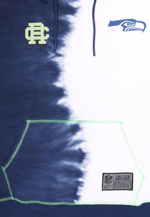 Produktbild Recovered Re:covered Fleece Hoody - INK DYE Seattle Seahawks - XL (XL)