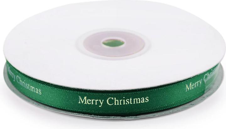 Produktbild Oliver Weber Collection Weihnachten Satinband Merry Christmas Breite 9 mm 430699a (Geschenkband)