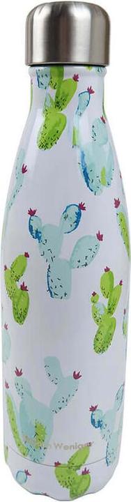 Image du produit Einfach Weniger Bouteille thermos en acier inoxydable, 500ml, sans revêtement intérieur, super isolation Pink Flower (0.50 l)