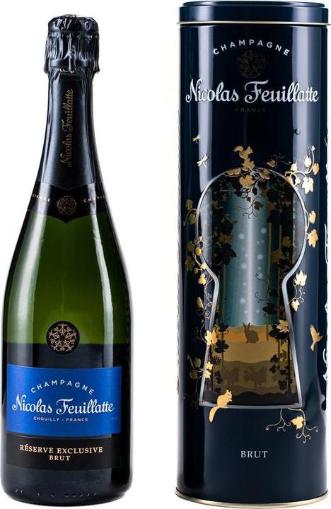 Produktbild Nicolas Feuillatte Champagne Brut Réserve in Zinnbox (1 x 75 cl)