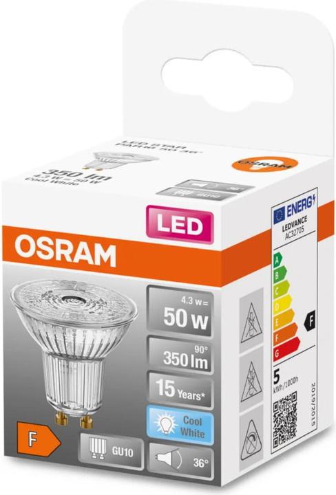 Actual product image Osram Star PAR16 (GU10, 4.50 W, 345 lm, 1 x, F)