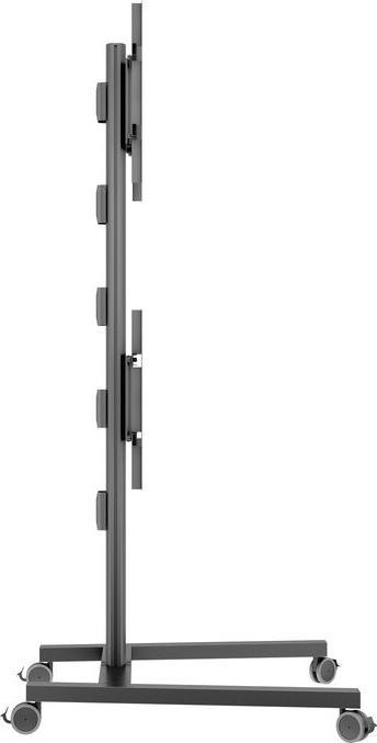 Actual product image Multibrackets TV stand dual vertical - 55", metal, black (55", 60 kg)