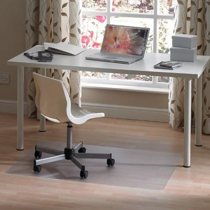 Floortex Tapis de protection des sols valuemat vinyle sols durs 120(116)x130cm (130 x 120 cm)