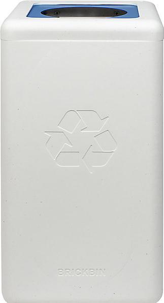 Immagine prodotto ReinigungsBerater Sistema di raccolta differenziata BrickBin bidone della carta bianco blu 65 L porta sacchetti (65 l)