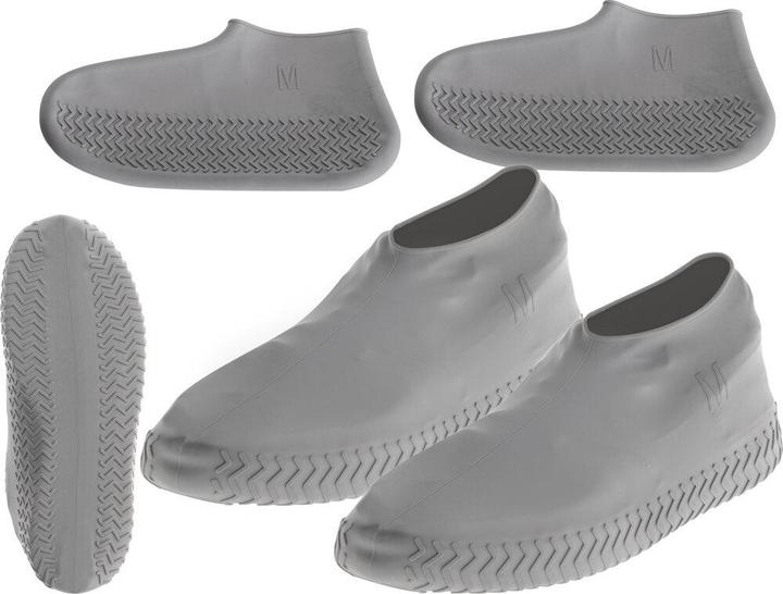 Image du produit Ikonka Protège-bottes imperméables Bottes en caoutchouc M gris taille 35-38 (35)