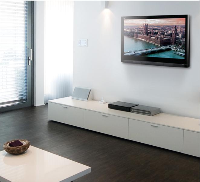 Produktbild b-tech Professional BT8200-PRO Ultra-Slim - Befestigungskit (Wandmontage, Riegel) (Wand, 47", 35 kg)