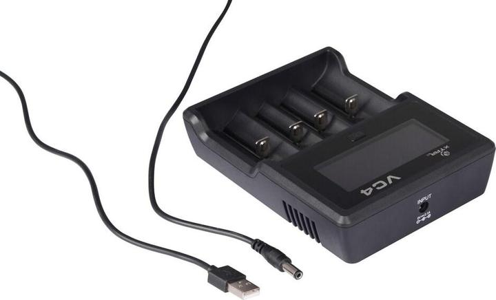 Produktbild Xtar VC4SL (1 Stk., 14500, 16340, 18500, 18650, 21700, 26650, AAA, AA, Akku)