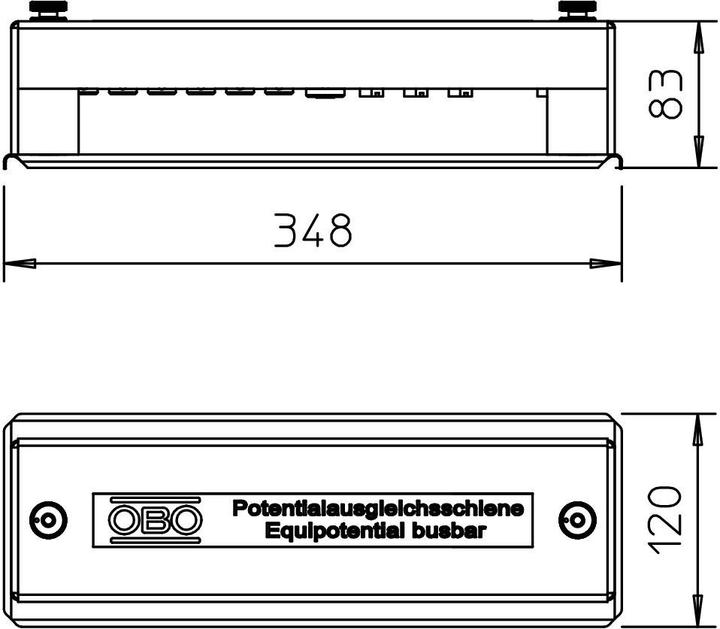 Immagine prodotto OBO Bettermann OBO 1810 Binario di collegamento equipotenziale (1 x)