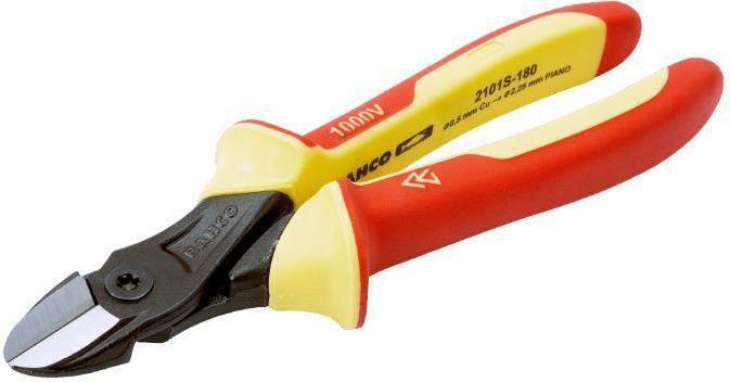 Actual product image Bahco ERGO diagonal cutters with insulated handles, burnished 140 mm (140 mm)