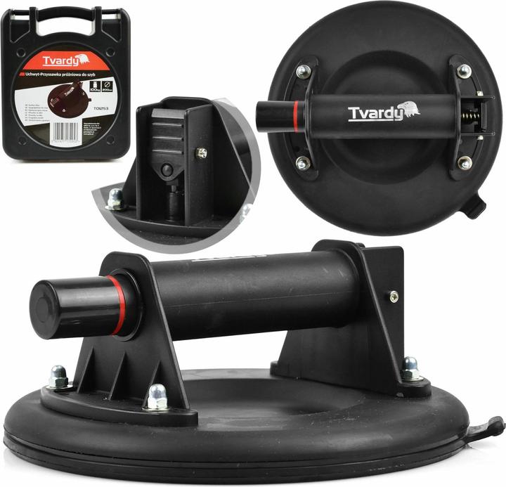 Produktbild MGA TWARDY PRZYSSAWKA PRÓŻNIOWA 200mm Z POMPKĄ 100kg (100 kg)