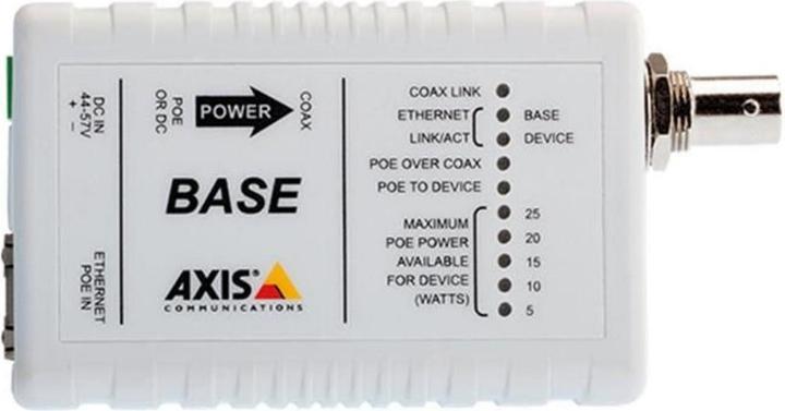 Axis T8641 PoE+ über Coax, Basis (Netzteil)