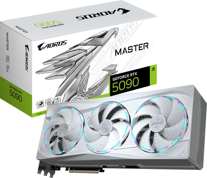 Immagine prodotto Gigabyte AORUS GeForce RTX 5090 MASTER ICE (32 GB)