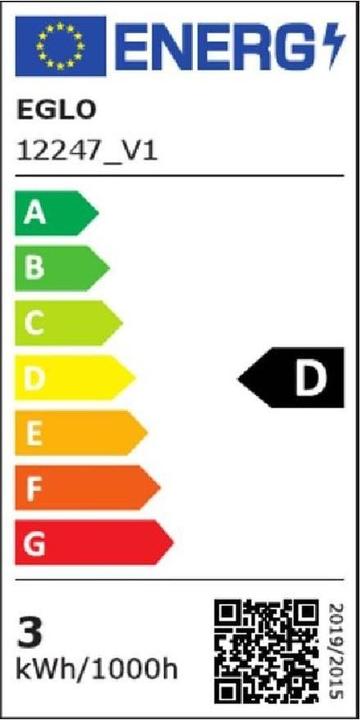 Etichetta energetica EGLO Sorgente luminosa LED GU5.3. (GU5.3, 3 W, 350 lm, 48 x, D)