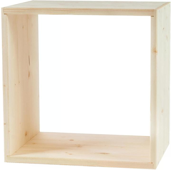 Actual product image Holz Zollhaus Lotti shelf 40 x 40 x 30 cm, Nature (40 x 40 x 30 cm)