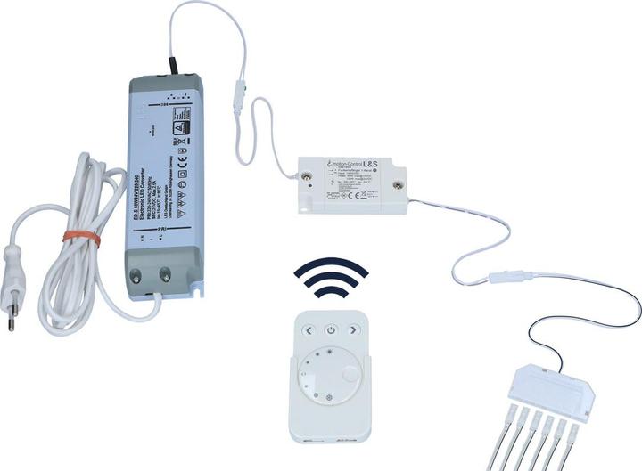 Immagine prodotto L&S E-Motion Light Set di interruttori dimmer senza fili LED a 1 canale 12/24 V